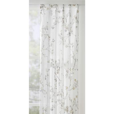 Leen Bakker - Inbetween Finesse Transparant - Greige - Linnen/Gerecycled Kunststof - Beige#Grijs - H300 Cm