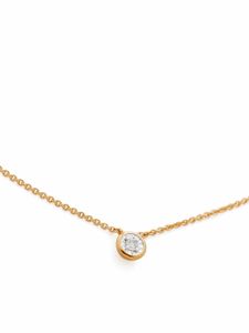 Monica Vinader collier Essential serti de diamant - Or