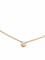 Monica Vinader collier Essential serti de diamant - Or