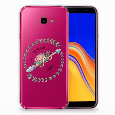 Samsung Galaxy J4 Plus (2018) Telefoonhoesje met Naam Boho Dreams Samsung Galaxy J4 Plus (2018) Telefoonhoesje met Naam Boho Dreams