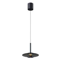 Artdelight Hanglamp Madison 1 lichts Ø 22 cm comfortlift zwart
