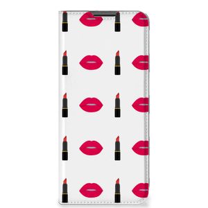 Nokia G50 Hoesje met Magneet Lipstick Kiss