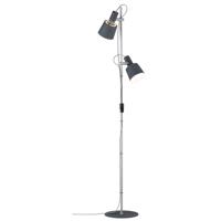 Paulmann Neordic Haldar 79690 Staande lamp LED E14 40 W Donkergrijs, Chroom (mat)