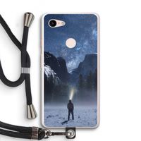 Wanderlust: Pixel 3 XL Transparant Hoesje met koord
