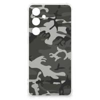 Samsung Galaxy S24 FE Doorzichtige Silicone Hoesje Army Light