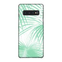 Palmbladeren: Samsung Galaxy S10 4G Volledig Geprint Hoesje