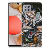 Samsung Galaxy A42 | Siliconen hoesje | met foto Badges