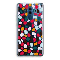 Colored Giraffe: Huawei Mate 10 Pro Transparant Hoesje - thumbnail