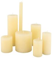 HEMA Rustieke kaarsen ivoor (ivoor) HEMA Rustieke kaarsen ivoor (ivoor)