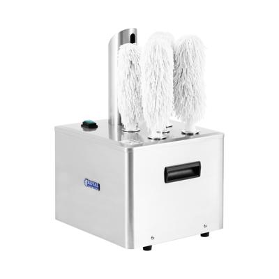 Glaspolijstmachine - 5 Polijstkoppen - 1320 W - 330 glazen/h - Royal Catering