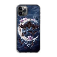 Vleermuizen Maan: iPhone 11 Pro Max Transparant Hoesje