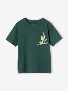 Jongensshirt met motief op de borst dennen