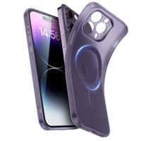 iPhone 14 Pro Zero Clear Case (HaloLock) Frosted Purple