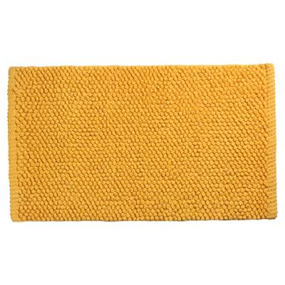 Differnz Popcorn badmat 100% katoen - geschikt voor vloerverwarming - 50 x 80 cm - oker