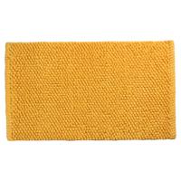 Differnz Popcorn badmat 100% katoen - geschikt voor vloerverwarming - 50 x 80 cm - oker