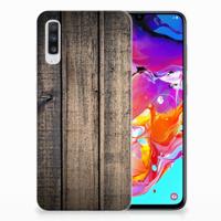 Samsung Galaxy A70 | Bumper Hoesje | Steigerhout