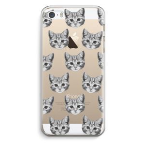 Kitten: iPhone 5 / 5S / SE Transparant Hoesje