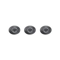 Set 3x Alpha LED mini spot kantelbaar 3Watt rond RVS-304 IP68 dimbaar