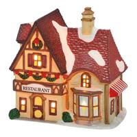 Wurm Lichthaus "Restaurant" van porselein, Kleurrijk (B/H/D) 14x16x10cm