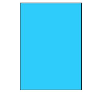 Blauwe A4 etiketten 210 x 297 mm 100 vel Sorex