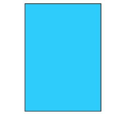 Blauwe A4 etiketten 210 x 297 mm 100 vel Sorex