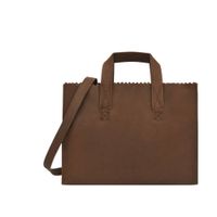 MYOMY leren handtas My Paper Bag bruin - thumbnail