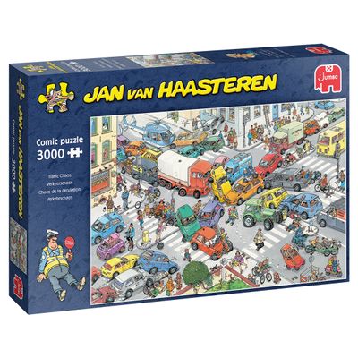 Jumbo Jan van Haasteren verkeerschaos 3000 stukjes