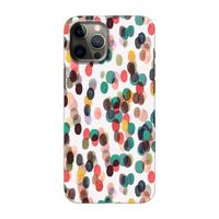 Tropical Dots: Volledig geprint iPhone 12 Hoesje