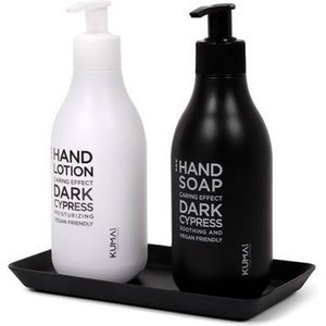 KUMAI Dark Cypress Handlotionset - Handzeep - Inclusief Tray - Giftbox