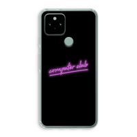 Vice Black: Google Pixel 5 Transparant Hoesje