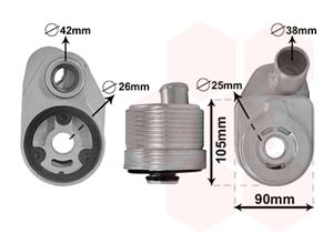 Van Wezel Oliekoeler motorolie 28003136