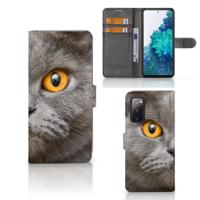 Telefoonhoesje | Met pasjeshouder | Samsung Galaxy S20 FE Britse Korthaar