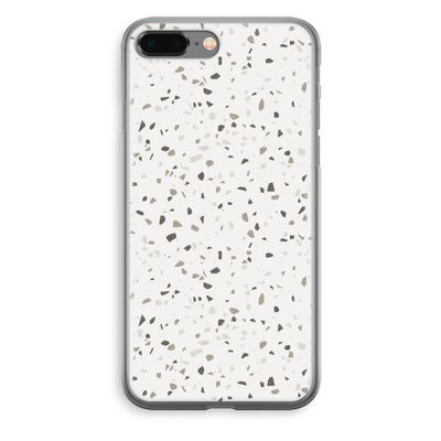 Terrazzo N°14: iPhone 8 Plus Transparant Hoesje