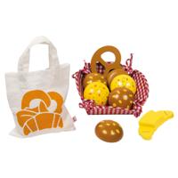 Goki ontbijtmand/picknickset met houten brood