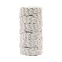 Vaessen Creative • macramé touw 3mmx100m lichtgrijs