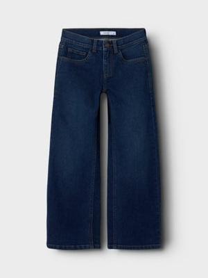 Name it winter jeansbroek meisjes - blauw - wide leg fit - NkfRose