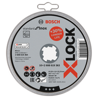Bosch Accessoires Slijpschijf X-Lock Sfinox 10X125X1.6 mm - 2608619364 - thumbnail