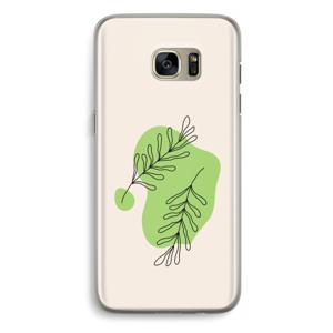 Beleaf in you: Samsung Galaxy S7 Edge Transparant Hoesje