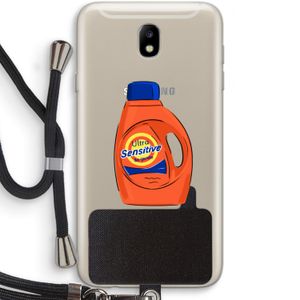 Ultra Sensitive: Samsung Galaxy J7 (2017) Transparant Hoesje met koord