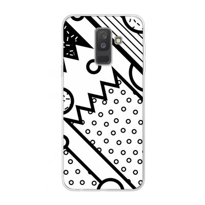 Pop Art #4: Samsung Galaxy A6 Plus (2018) Transparant Hoesje