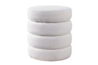 Stoel VOQUE 50cm bouclé crèmewit met opbergruimte - 43524