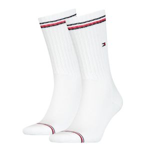 Tommy Hilfiger Men Iconic Sock White 2-Pack-47/49