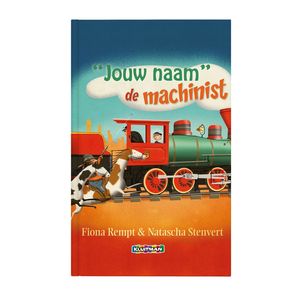 Boek met naam - Daan de machinist (Hardcover)