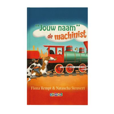 Boek met naam - Daan de machinist (Hardcover)