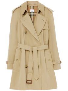 Burberry trench en gabardine à boutonnière croisée - Tons neutres