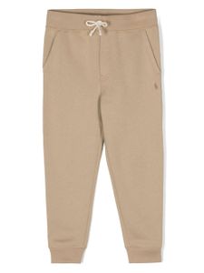 Ralph Lauren Kids pantalon de jogging en coton à logo brodé - Tons neutres