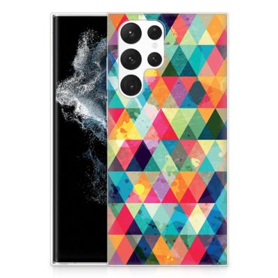 Samsung Galaxy S22 Ultra | TPU bumper | Geruit