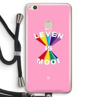 Het Leven Is Mooi: Huawei Ascend P8 Lite (2017) Transparant Hoesje met koord