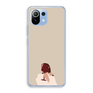 I drink wine: Xiaomi Mi 11 Lite Transparant Hoesje