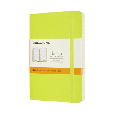Notitieboek moleskine pocket 90x140 ln sc lem gn Notitieboek moleskine pocket 90x140 ln sc lem gn